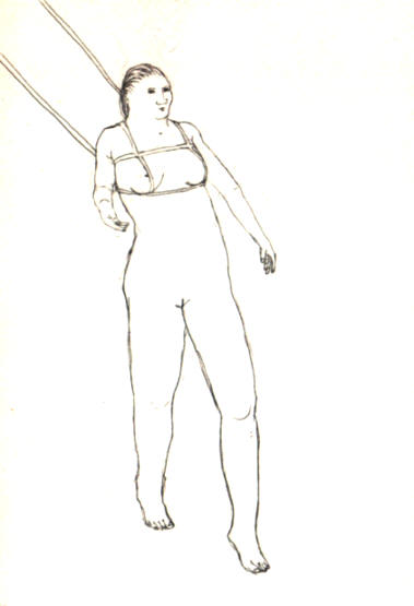 Astrid Stricker | Luferin, 1999 | Bleistift auf Papier, 33 x 23cm